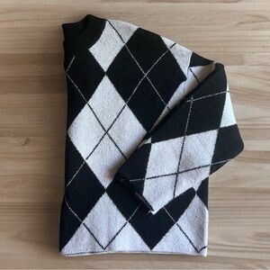 Argyle Pattern Sweater